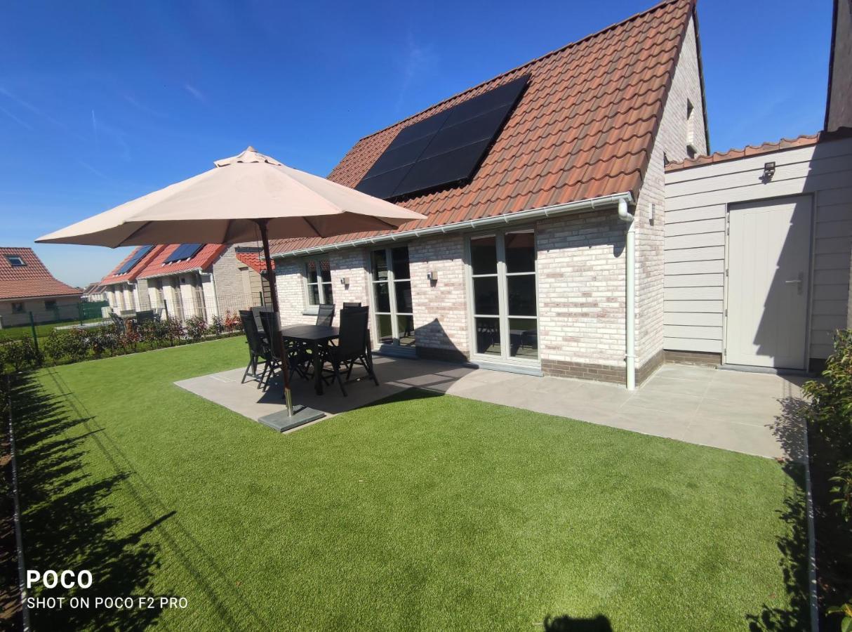 Vakantiewoning Polderhuis 10, Airco En Verwarming In Alle Kamers, Prive Parkeerplaats En Afgesloten Tuin Коксейде Экстерьер фото