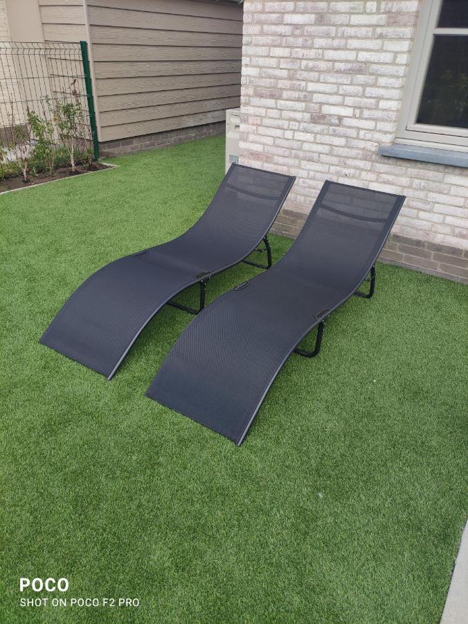 Vakantiewoning Polderhuis 10, Airco En Verwarming In Alle Kamers, Prive Parkeerplaats En Afgesloten Tuin Коксейде Экстерьер фото